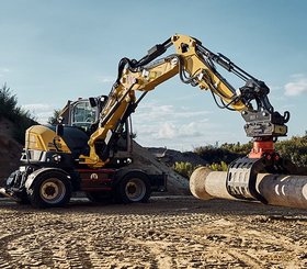 Pelle sur pneus Wacker Neuson EW100 - 7