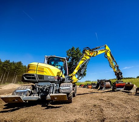 Pelles sur pneus Wacker Neuson EW100