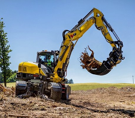 Pelles sur pneus Wacker Neuson EW100